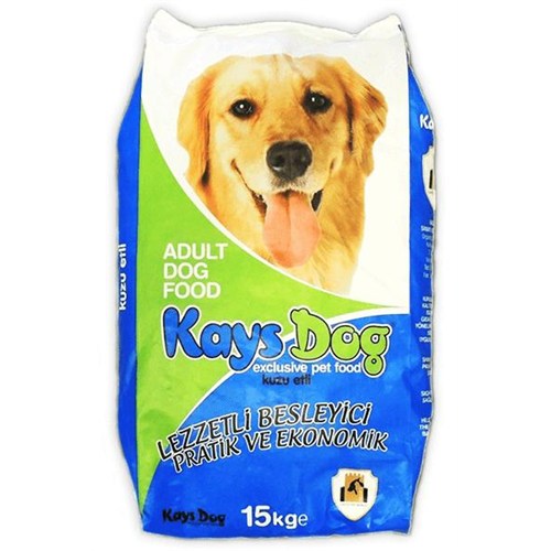 Kays Dog Kuzulu Yetişkin Köpek Maması 15 Kg 59.32 TL + KDV